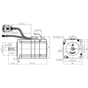 Servomoteur Hybride 4.5 Nm - Nema 34 - avec Frein