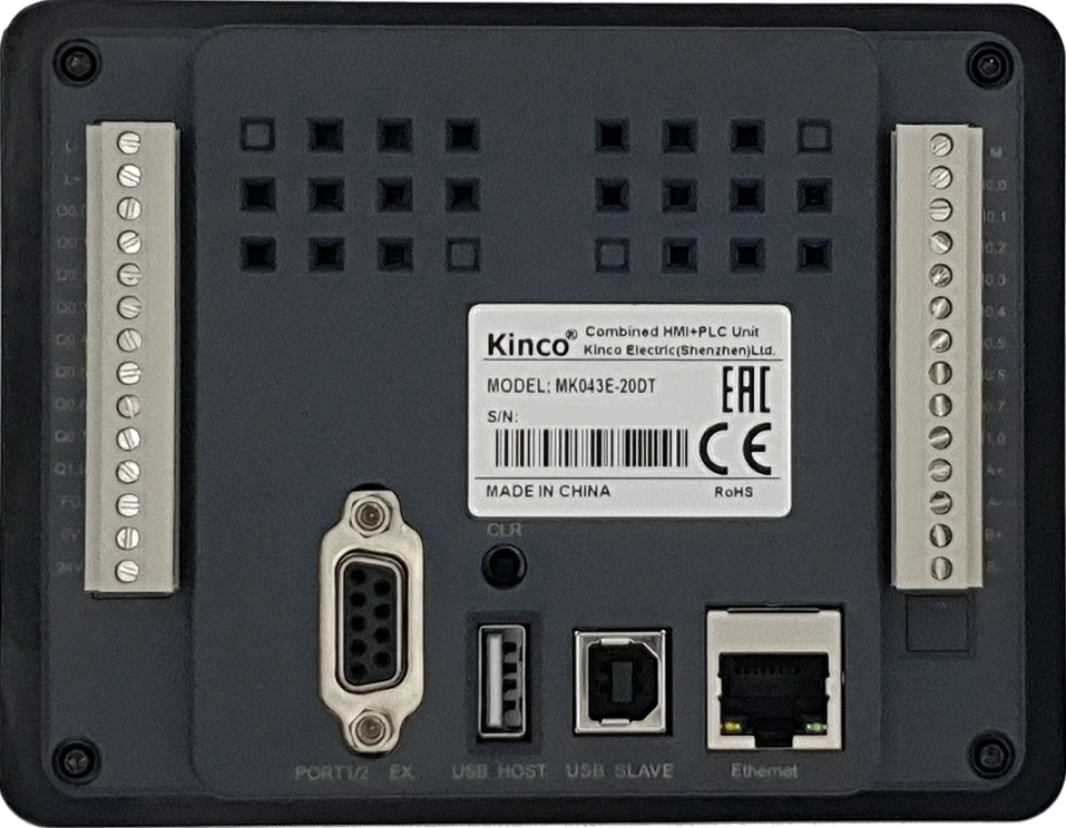 Combiné IHM écran 7" Automate PLC intégré Kinco