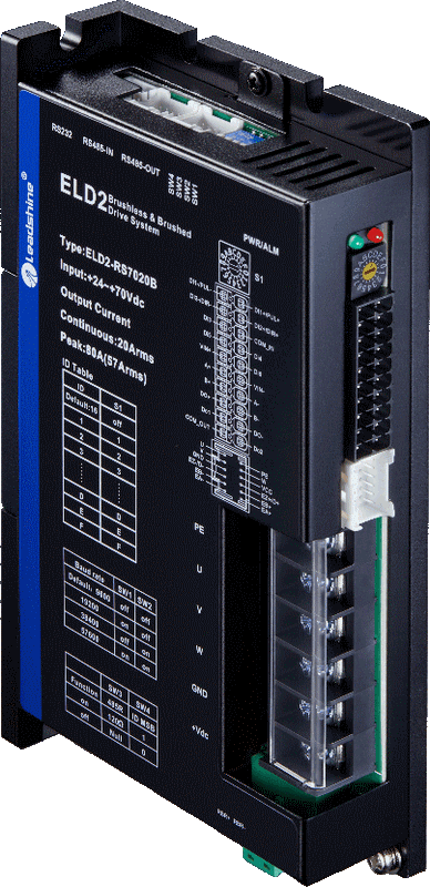 ELD2-RS7020B servo drive for brushless DC 24-70V 20A