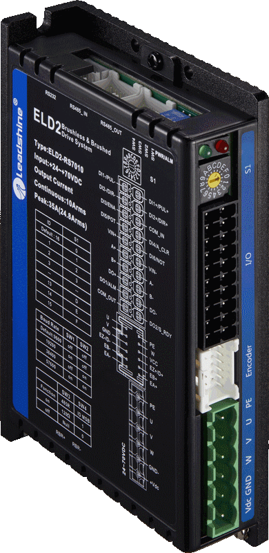 ELD2-RS7010 brushless DC drive 24-70V 10A