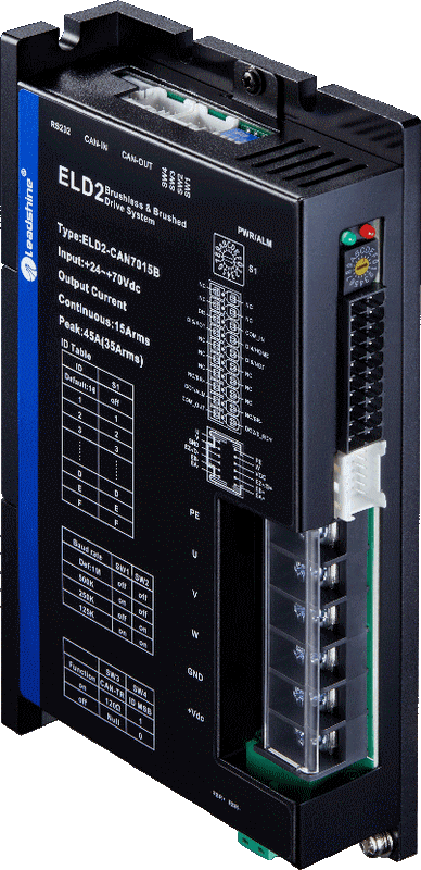 ELD2-CAN7010B Brushless DC drive 24-70V 10A