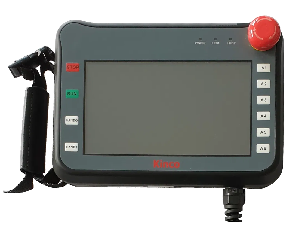 7" HMI for handheld - Ethernet + "Dead man" function + double channel Emergency switch