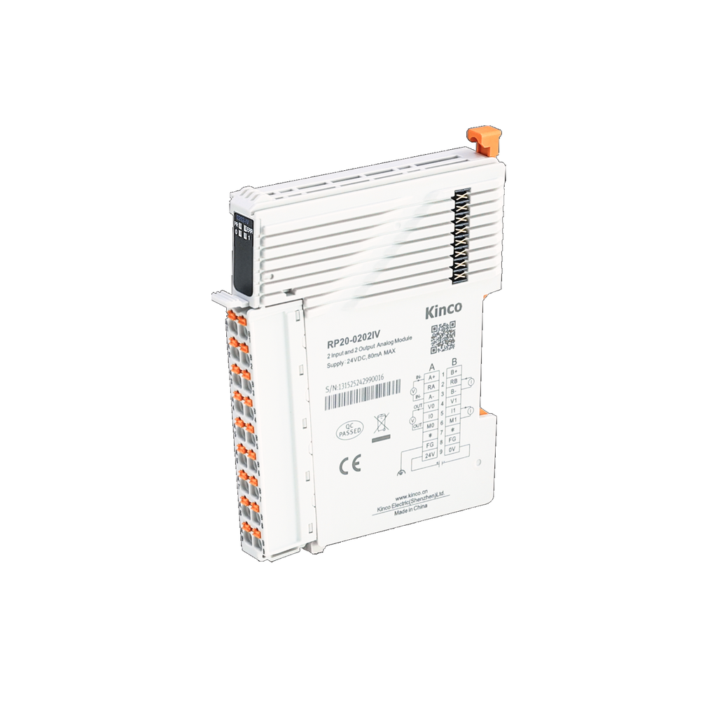 RP20 I/O Module for Codesys Kinco PLC 2 Analog Inputs + 2 Analog Outputs