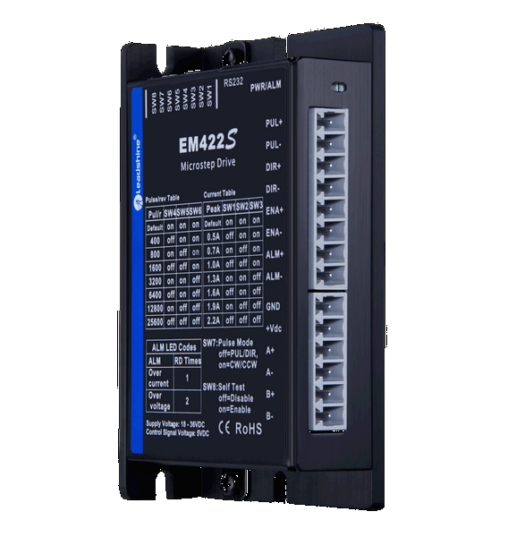Driver pas à pas Numérique Leadshine 36V / 2.2A