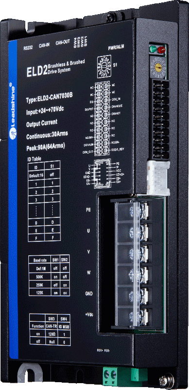 [ELD2-CAN7030B] ELD2-CAN7030B brushless DC drive 24-70V 30A