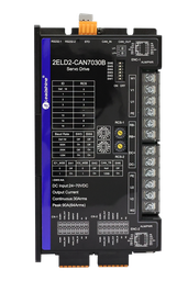 Dual axes servo drive for brushless DC 24-70V 30A